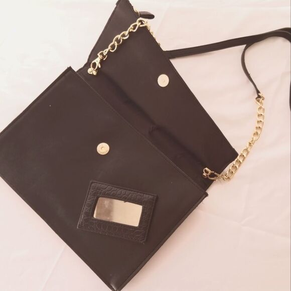 Black Clutch with straps - Picture 2 of 3